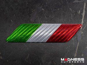 Alfa Romeo 4C Badges - Carbon Fiber - Italian Theme